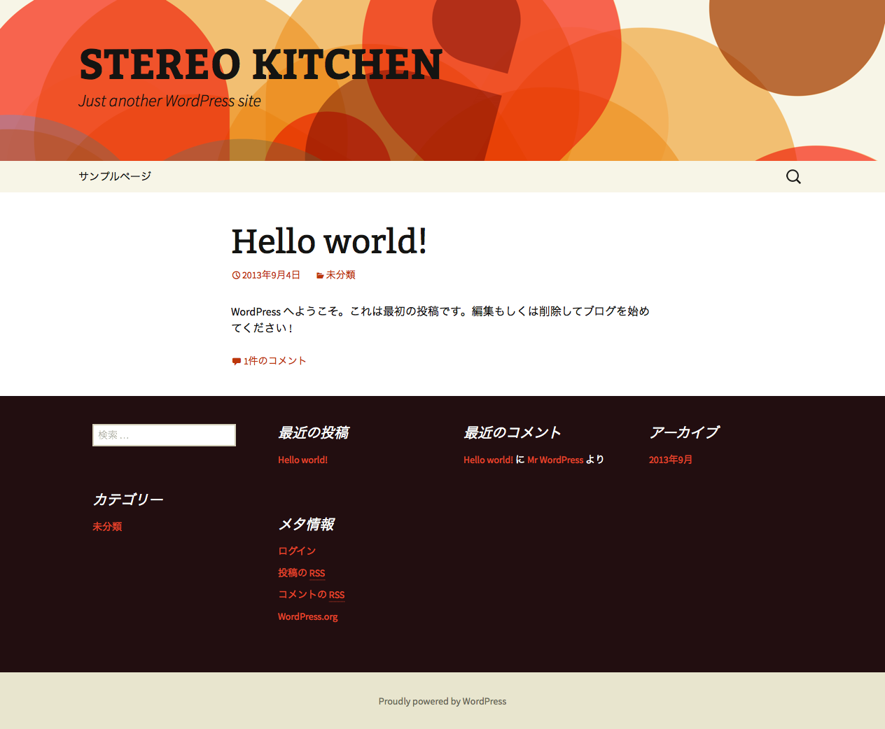 STEREO KITCHEN Just another WordPress site